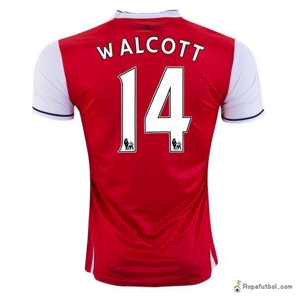 Camiseta Arsenal Replica Primera Ropa Walcott 2016/17 Rojo